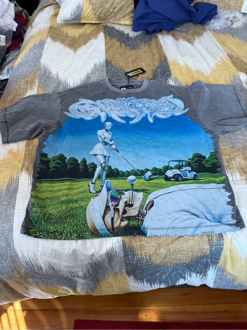 Godspeed Golf Men’s Grey Tee Size XL